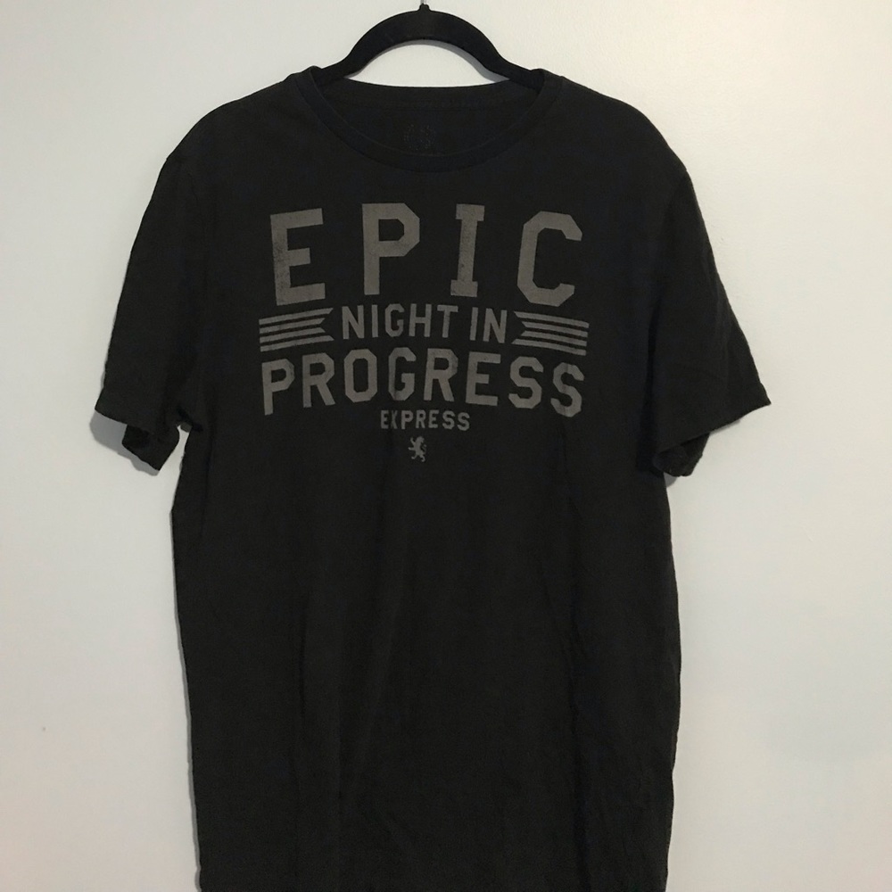 EXPRESS Medium Black Tee